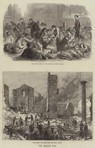 The Chicago Fire by Sir John Charles Robinson